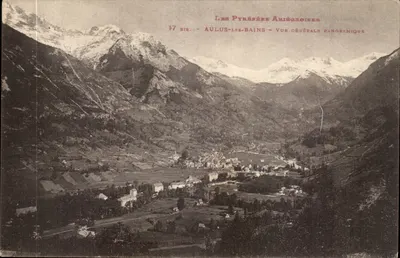 Aulus-les-Bains — Vista geral panorâmica — Les Pyrénées Ariégeoises, 17 bis