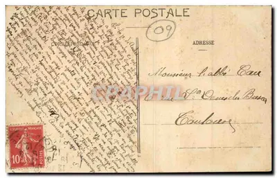 AULUS-LES-BAINS - LA BOUETTE — Os Pirineus Ariégeois — Fototipo Lassus & Fils, Toulouse — Verso