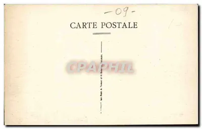 Saverdun (Ariège) — Place Roumeil — Edição P. P. 1901 — Verso