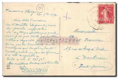 पायरीनीज-एरीजेगोइज़ — टारास्कॉन, सेंट क्विटेरी के फौबर्ग, पीछे गांव क्वी — फोटो लैबूच भाई, टूलूज़ — पीछे