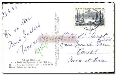 Ax-les-Thermes — A Pérola dos Pirineus — Éditions d'Art ERAC — Verso