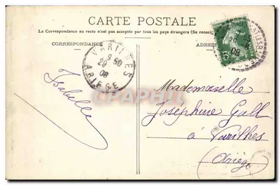 De Termaal — Het Gebouw — uitgever Tarascon et Ussat (Ariège) — Achterkant