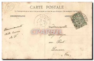 Na Montanha - Tipo de Bethmalaise, perto de Castillon — Fauré e seus filhos, fotógrafos-editores, St-Girons e Foix (Ariège) — Verso