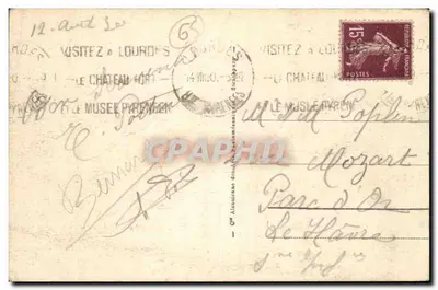 GAVARNIE - O Hotel do Cirque e o Cirque — Editor: Compagnie des Pyrénées — Verso