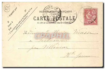 Capvern-les-Bains — Le Bouridé — Editore Delb (n° 103) — Verso
