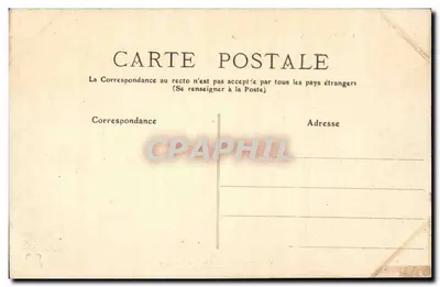 Cauterets - La Raillère — widok z lotu ptaka pociągu w zakręcie — wydawca L'Éditeur des Pyrénées, numer 738 — Rewers