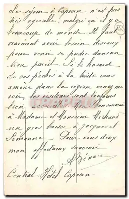 VERN-les-BAINS (H.-P.) — Trasa do Bouridé — Rewers