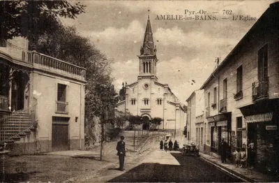 Amelie-les-Bains — A Igreja — Editor L'Erre, n° 762