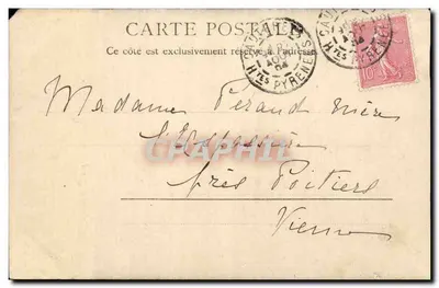 Kasyno i Monné — Cauterets — Wydawca R. Martel, nr 1140 — Rewers