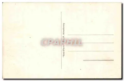 Cascata do Cerizet — Cauterets, Hautes-Pyrénées — editor A.P. Strasbourg — Verso