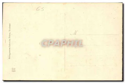Cauterets - Wodospad Mauhourat — Héliogravure Labouche Frères, Toulouse, nr 85 — Rewers