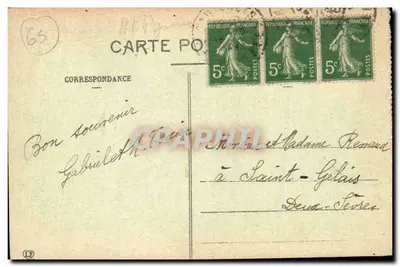 Cauterets — Stacja kolejowa Érégion — Wydawca: Martin & Labouche, nr 563 — Rewers