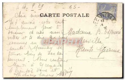 Capvern-les-Bains (H.P.) — Piazzale dell'istituto — An Petit Louvre — Verso