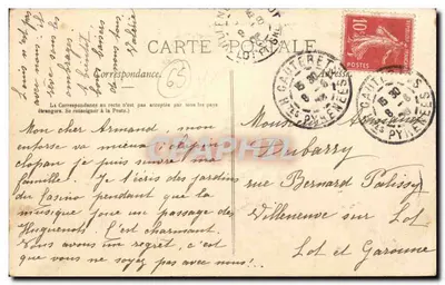 Cauterets — Vista generale scattata dal Mamelon-Vert — Les Pyrénées Illustrées, n°128 — Verso