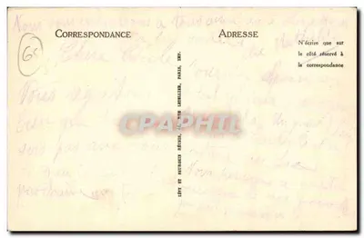 Env. de Cauterets - La Rallère - Cachoeira do Lutour — LL, n°125 — Verso