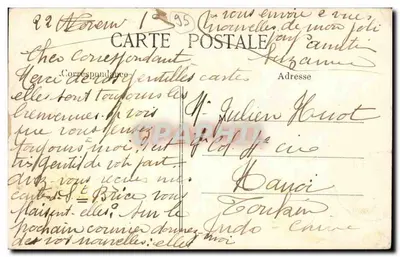 Groslay — A rua da Posta — Imp. Mme Foulon — Verso