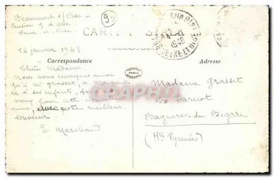 Beaumont-s-Oise — Katedra i schody św. Laurenta — Rewers
