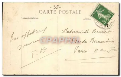 Mours — Villa Saint-Régis — Wnętrze kaplicy — Fremont édit. Beaumont-sur-Oise — Rewers