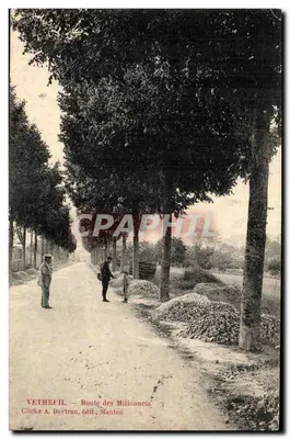 Vetheuil — Rua das Millonnet — Cliche A. Bertran, edição Mantes