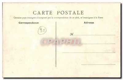 Magny-en-Vexin (S.-et-O.) — L'Aubette e o Castelo de Boves — editor não identificado, n° de série 9 — Verso