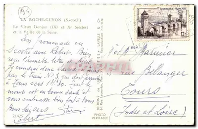 La Roche-Guyon — Stary Zamek i Dolina Seiny — Estel — Rewers