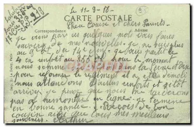 SURVILLIERS — Pavilhão da Cartucharia — Edit. Landry — Verso