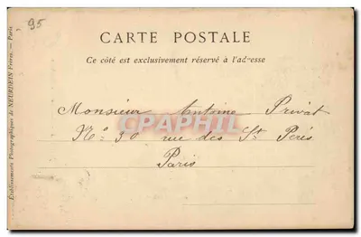 Les Jardies — Monument de Gambetta — Collections ND Phot — Verso