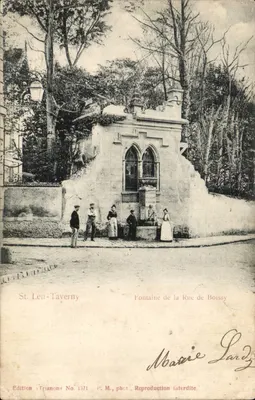 Fonte da Rue de Boissy — St-Leu-Taverny — Edição Trianon No 1371