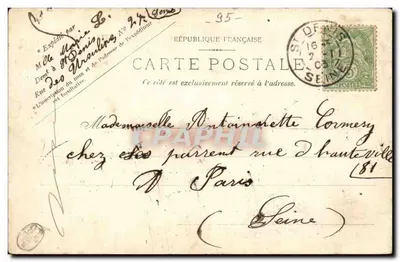 Fonte da Rue de Boissy — St-Leu-Taverny — Edição Trianon No 1371 — Verso