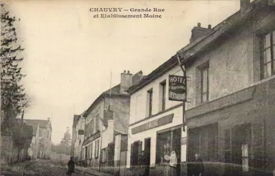 Chauvry — Grande Rue — Estabelecimento Moine