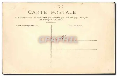 Enghien-les-Bains — A Estátua de Cotte — J. Moicand, Enghien — Verso