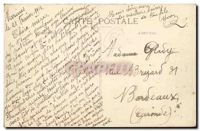 Marines (S.-et-O.) — Pomnik Admirała Peyron — Wyd. Falaise — Rewers