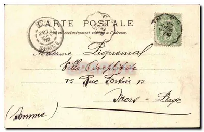 Versailles — O Palácio e a Capela — V.P. No. 1337 — Verso