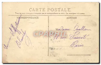 Saint-Germain-en-Laye — O Castelo - Vista geral tirada do Jardim Inglês — A. C., 100, rue de Rome — Verso