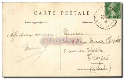 Mantes-la-Jolie — Het Quartier Notre-Dame — C.M. — Achterkant