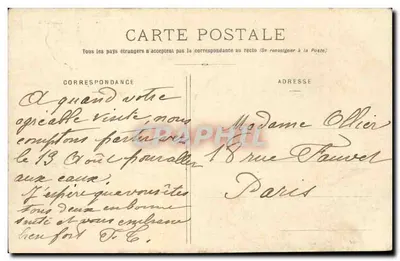 St-GERMAIN-en-LAYE - A Terrasse — Morel, editor, n°51 — Verso