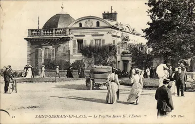 Saint-Germain-en-Laye — O Pavilhão Henri IV, a Entrada — ND Phot, n°71