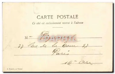 Le Vésinet — Igreja — A. Després, no Vésinet — Verso