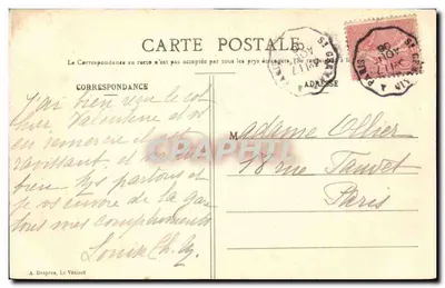 Le Vésinet - O Grande Lago — A. Desprès, editor — Verso