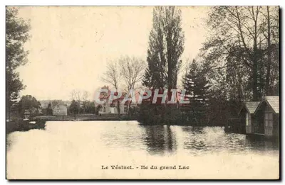Le Vésinet - Ilha do Grande Lago — editor A. Degreès, Le Vésinet