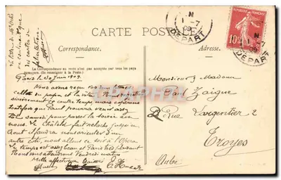 Wyspa Chevreuse (S.-et-O.) — Platforma Zamku Madeleine — Gaborit wydawca, nr 385 — Rewers