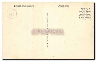 Blois - Piazza San Luigi — editore LL, n° 138 — Verso