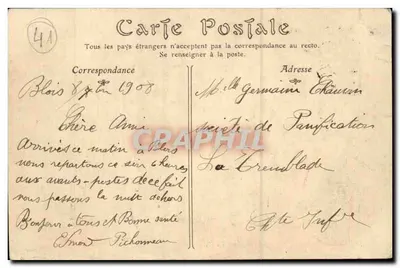 Blois — La Stazione — ND Phot. — Verso