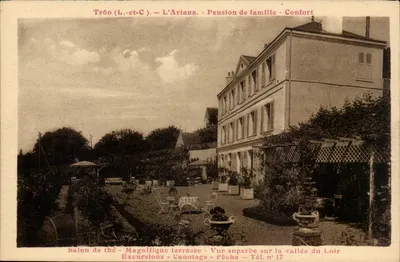 Trôo (L.-et-C.) — L'Ariana — Pension de Família — Conforto — Tél. n°17