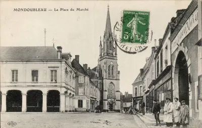 Mondoubleau — A Praça do Mercado — E.D. editor