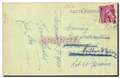 Saint-Aignan — Hogere school voor jongens — Raynal, uitgever — Achterkant