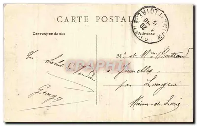 Vendôme — Urząd Miasta — H. Chartier, Fototypia, Vendôme — Rewers