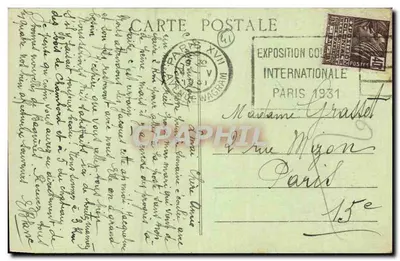 Saint-Dyé-sur-Loire (Loire-et-Cher) — Vista geral e a Loire — Phanéopie & Xambier, litografia — Verso