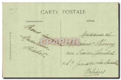 TROOO (L.-et-Ch.) — Vista Geral — Edição Gilbert Frères Vendôme, n° 249 — Verso