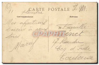 Marchenoir (L.-et-C.) — Strada Dipartimentale — Fontaine, editore — Verso